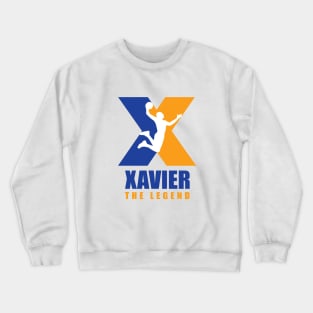 Xavier Custom Player Basketball Your Name The Legend T-Shirt Crewneck Sweatshirt